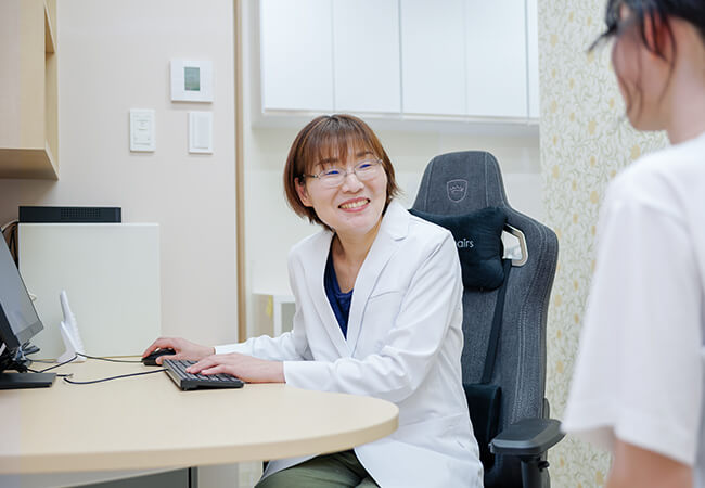 医師をはじめ、全スタッフ女性